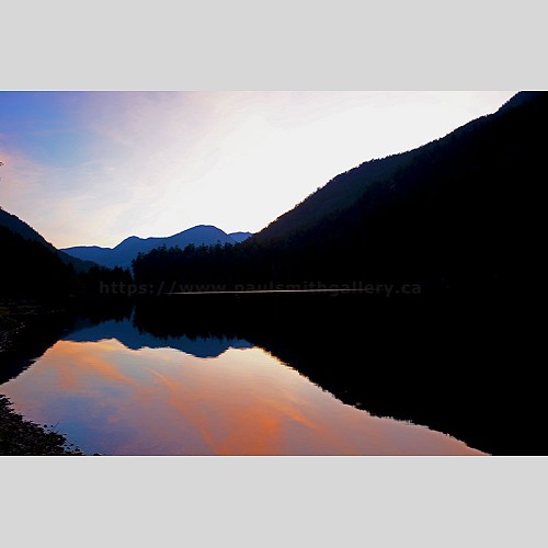 Drum Lake Sunset